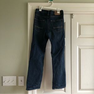 ABERCROMBIE & FITCH BUTTON FLY SLIM STRAIGHT BOYS SZ 12 JEANS Great jeans! 👖